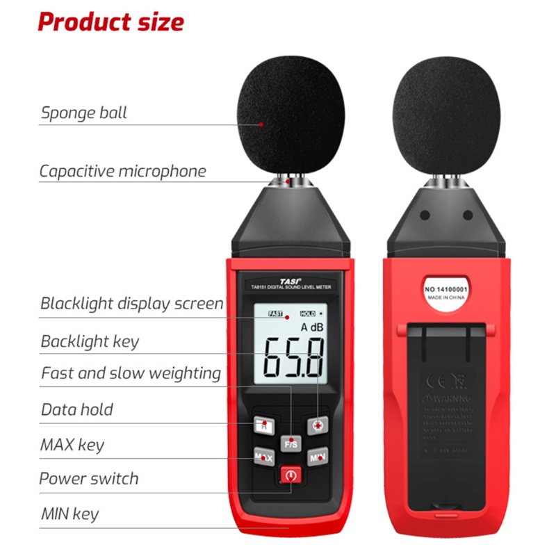 Thiết Bị Kiểm Tra Tiếng Ồn TA8151 Có Màn Hình LCD