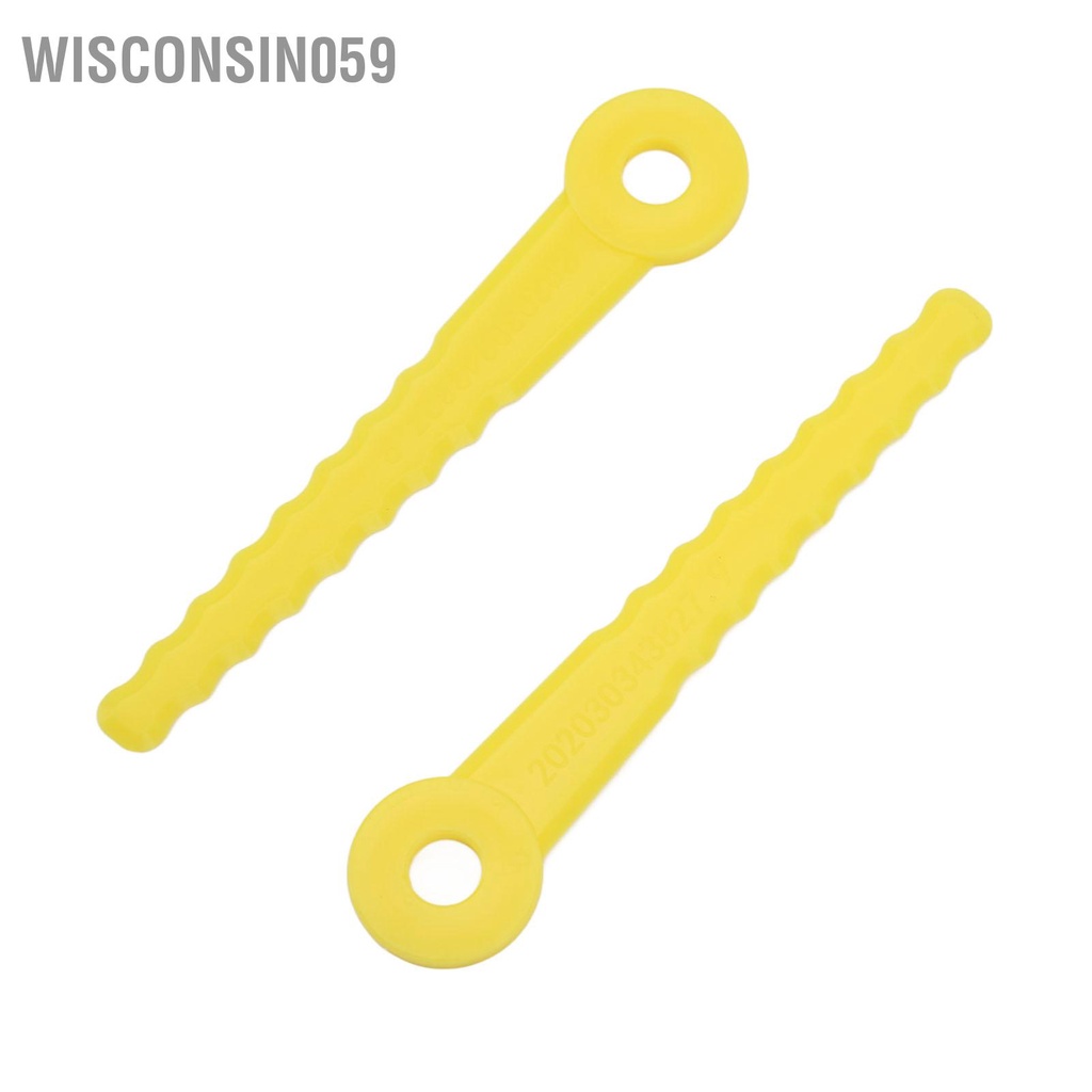 Wisconsin059 Máy cắt cỏ 50 cái Lưỡi bằng nhựa 8mm tỉa Đầu ABS L100 Set Kit
