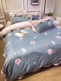 SET CHĂN GA GỐI COTTON HÀN QUỐC
