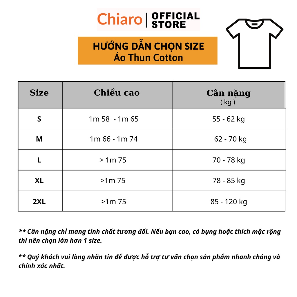 Áo thun trơn cổ tròn basic màu trắng cotton dày không xù lông cực mềm mịn chất đẹp Chiaro