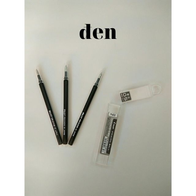 Set 3 ngòi bút bi xóa 0.5  Pilot Frixion ball, Ruột Thay Thế Bút Xóa Pilot,Màu xanh ,màu đen ,màu đỏ.