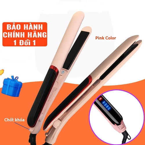 Máy làm tóc duỗi tóc, kẹp thẳng, ép tóc, uốn cúp làm tóc xoăn lọn đa năng 3in1 Koremi NA_8868 Bảo Hành 24 tháng