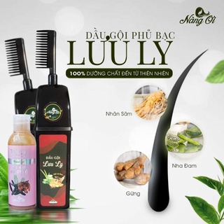 (Mua 1 Tặng 1) Dầu Gội Phủ Bạc Lưu Ly Gội là Đen