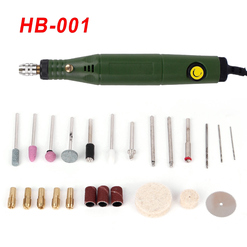 Máy mài điện mini HB-001 Máy khoan điện khắc dụng cụ điện