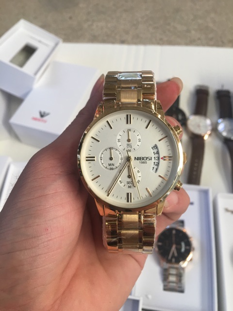 Đồng hồ nam NIBOSI cao cấp dây kim loại | BigBuy360 - bigbuy360.vn