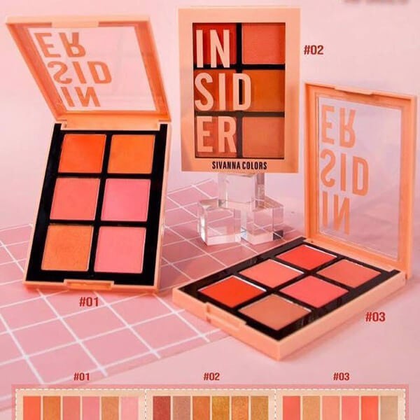 Set Phấn Má Sivanna Intensity