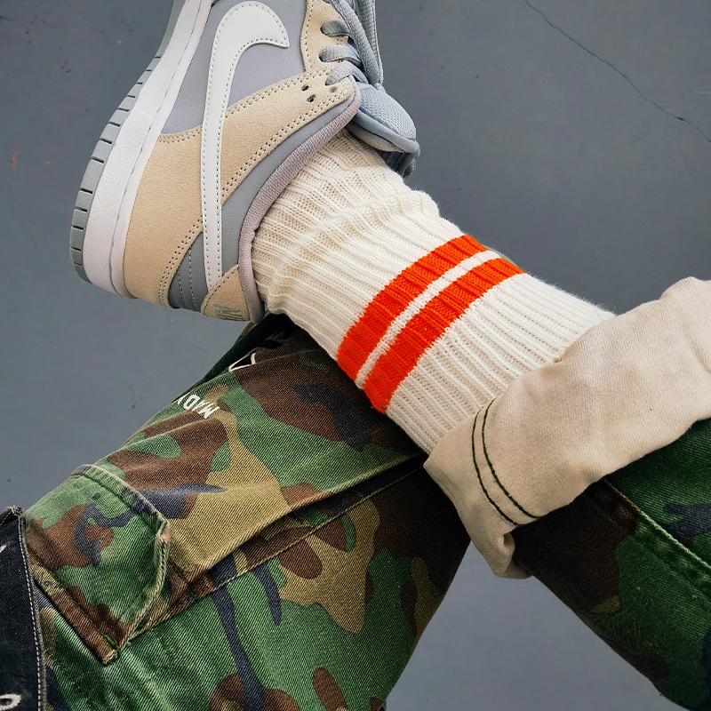 Vớ WAFNHA D400 thể thao cotton dày thấm hút mồ hôi cho nam