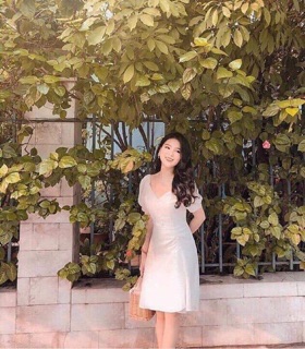 Váy tơ hàn lót lụa