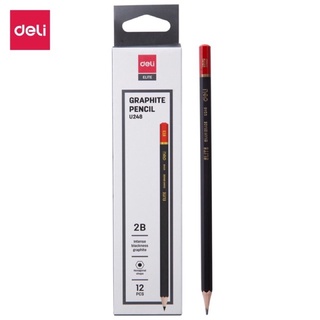 Bút chì gỗ 2b deli cao cấp 24820