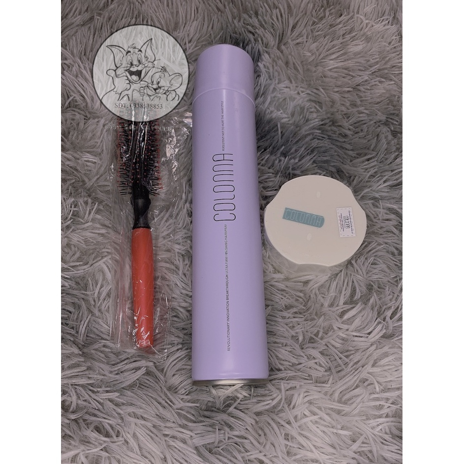 Combo gôm sáp Colonna (Chính Hãng) (Giữ nếp tạo kiểu) + Tặng lược