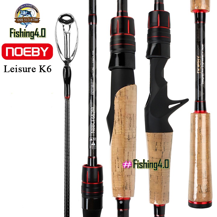 Cần câu lure NOEBY Leisure K6 - máy đứng máy ngang [Chính hãng]