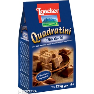 Bánh xốp Loacker Quadratini gói 250g