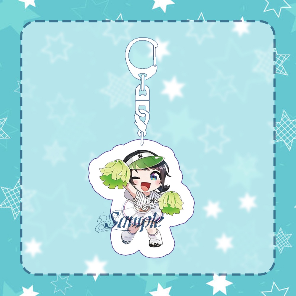 ( BÓNG CHÀY ) Móc khóa HOLOLIVE anime chibi Vtuber mica trong acrylic xinh xắn