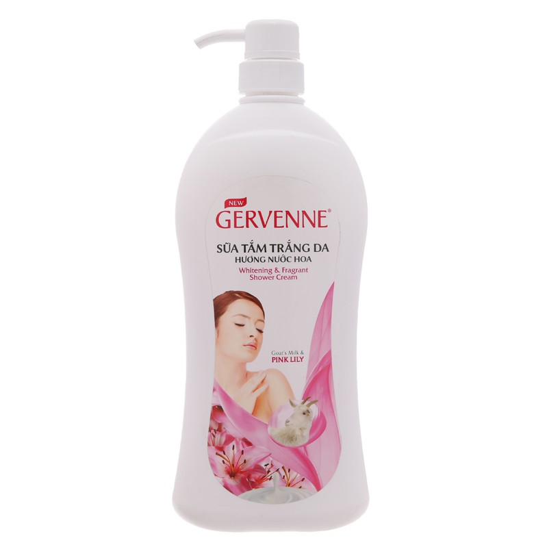 Sữa tắm trắng da Gervenne hương nước hoa Lily hồng _ shopmebong999