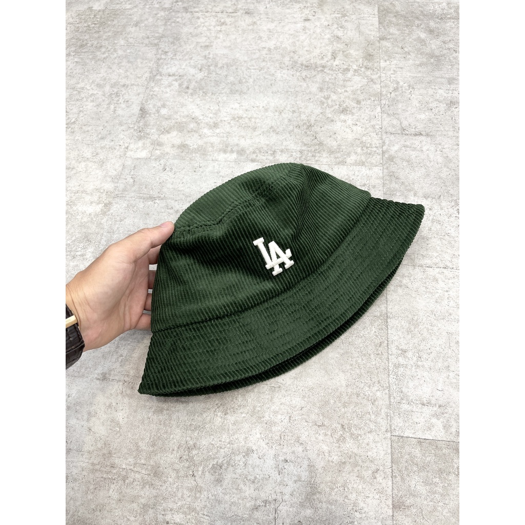 Nón Vành MLB Rookie Bucket Hat Chất Liệu Vải Nhung Sợi Cao Cấp N112 | Unisex - Full Tag Code