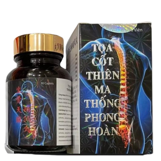Viên Uống Toạ Cốt Thiên Ma Thống Phong Hoàn Hỗ Trợ Giảm Đau Nhức Xương Khớp Đau Lưng