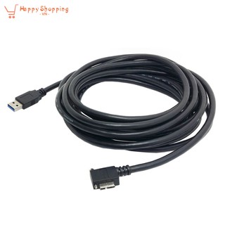 Cáp chuyển đổi usb 3.0 a sang micro-b góc trái 90 độ cad810 15ft 5m