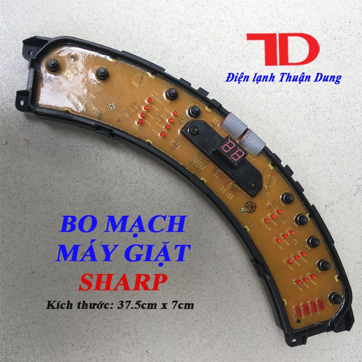 Bo mạch máy giặt SHARP 9 phím A637 hàng hãng mới 100% sử dụng cho máy giặt SHARP N82GV N85FV N820GV N820FV N900FV N980FV