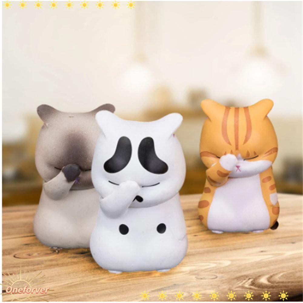 Mô Hình Mèo Con Dễ Thương Dùng Trang Trí Nhà Cửa