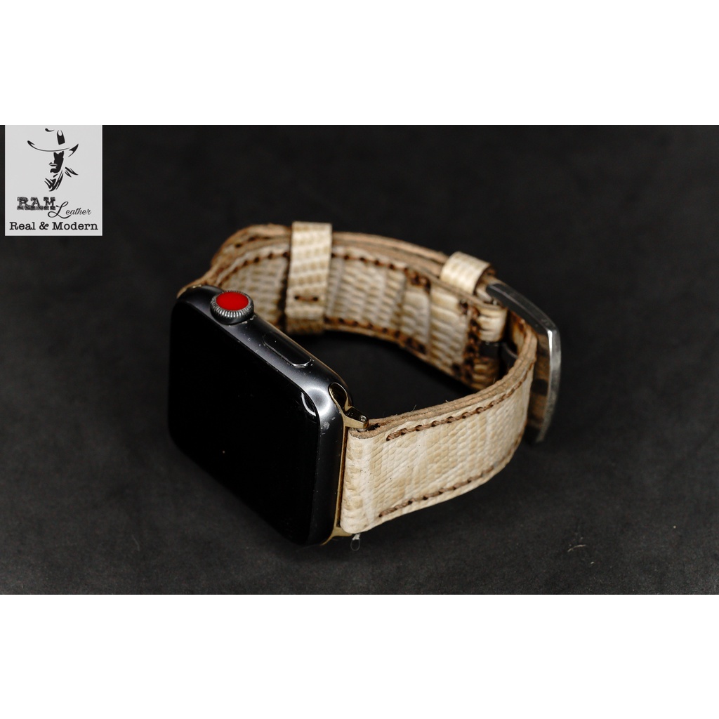 Dây đồng hồ Apple Watch Da Bò RAM Leather 1926 Da Bò Thật Vân Kỳ Đà Bền Đẹp