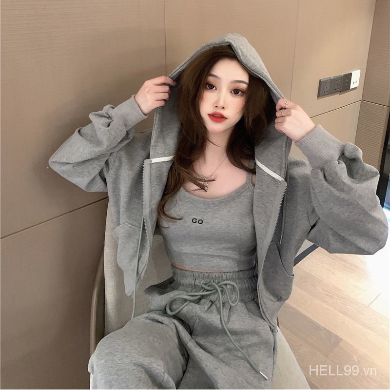 Bộ đồ thể thao phong cách hong kong thời trang cho nữ