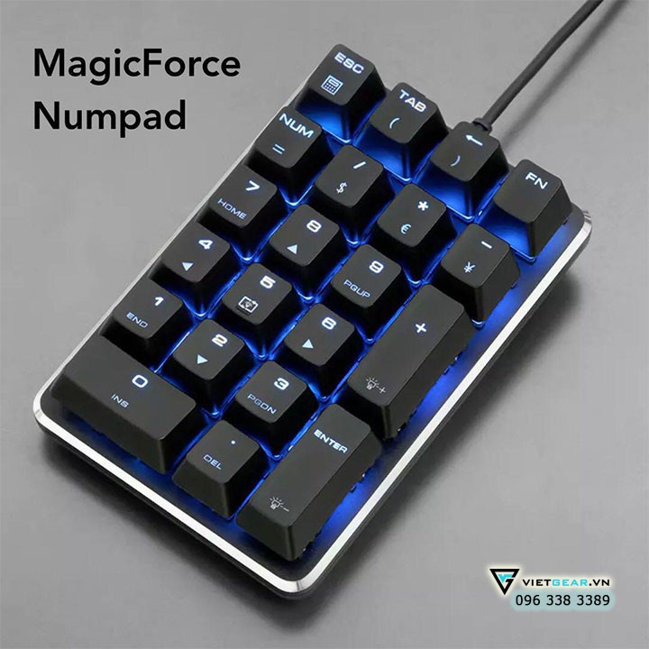 Bàn phím cơ Magicforce Numpad 21, gateron switch, có led | BigBuy360 - bigbuy360.vn