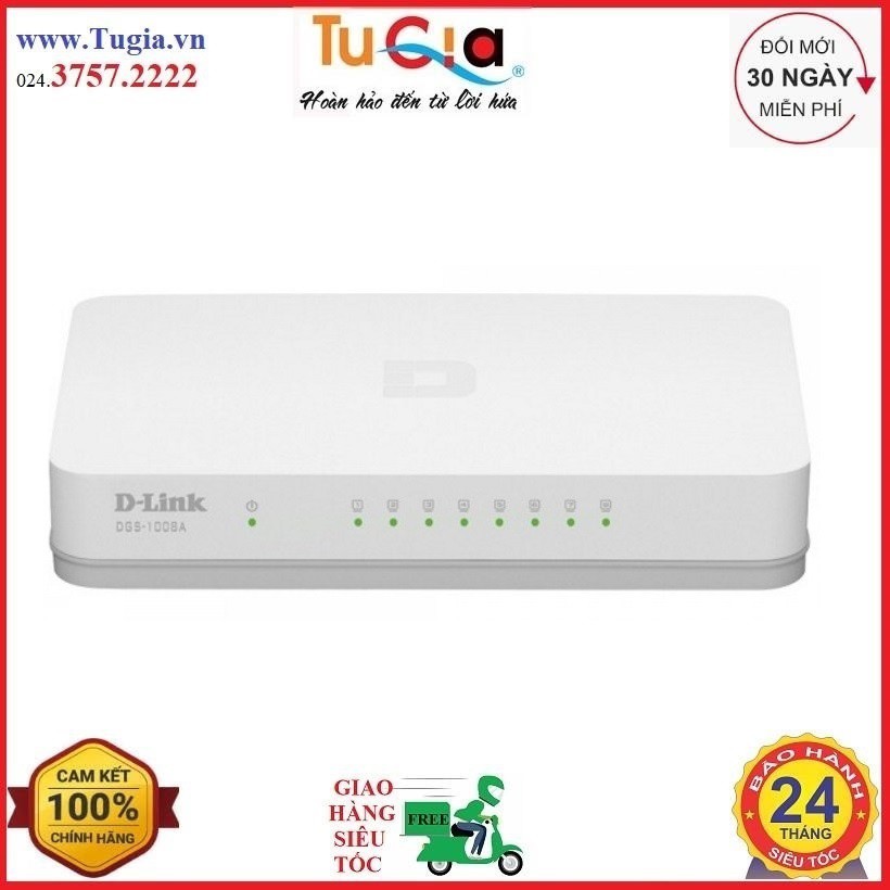 Thiết bị chuyển mạch DLink DGS1008A