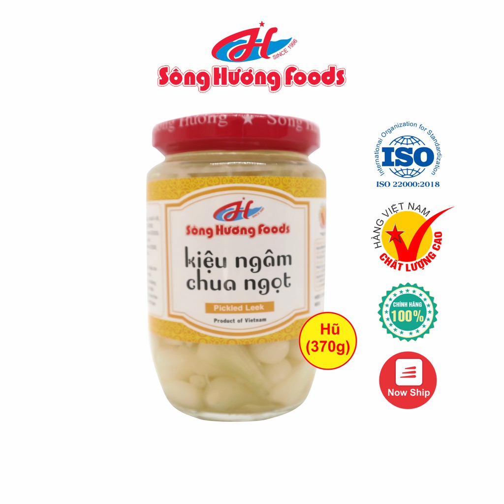 Củ Kiệu Ngâm Chua Ngọt Sông Hương Foods Hũ 370g