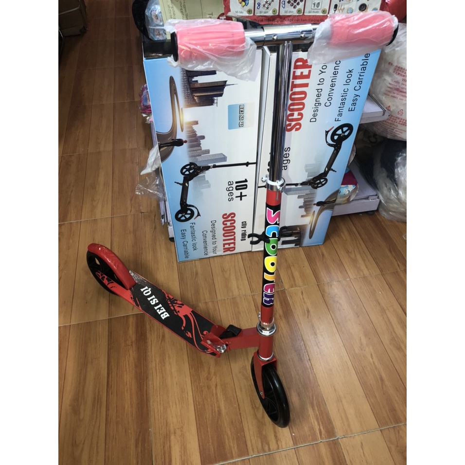 Xe Trượt Scooter Sport 2 Bánh Siêu To Khổng Lồ Mẫu Mã Mới Tải Lên Đến 60kg / Xe Scooter Sắt Thể Thao, Scooter Cao Cấp