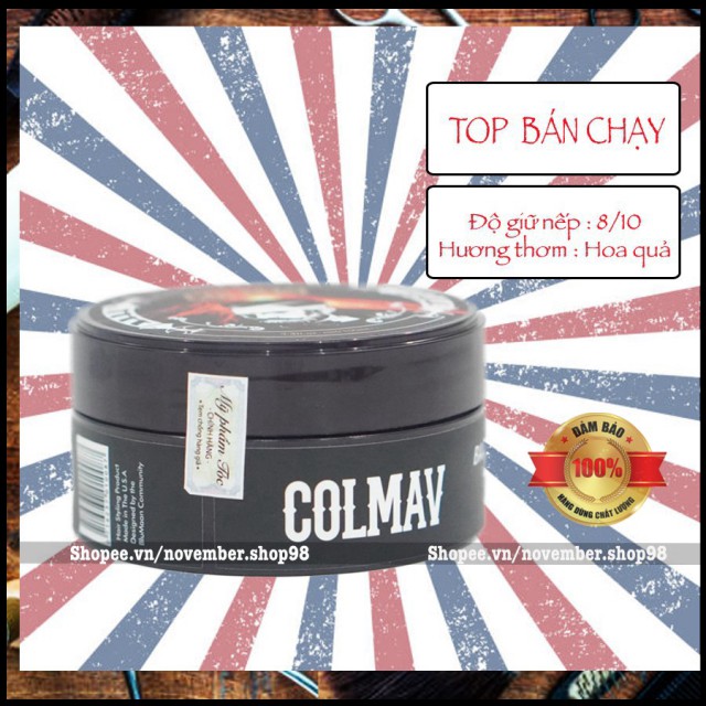 Sáp Vuốt Tóc Pomade nam Kingdom U.S.A Siêu Giữ Nếp +  Dưỡng ẩm cực tốt / keo xịt tóc/ wax gel chính hãng | november