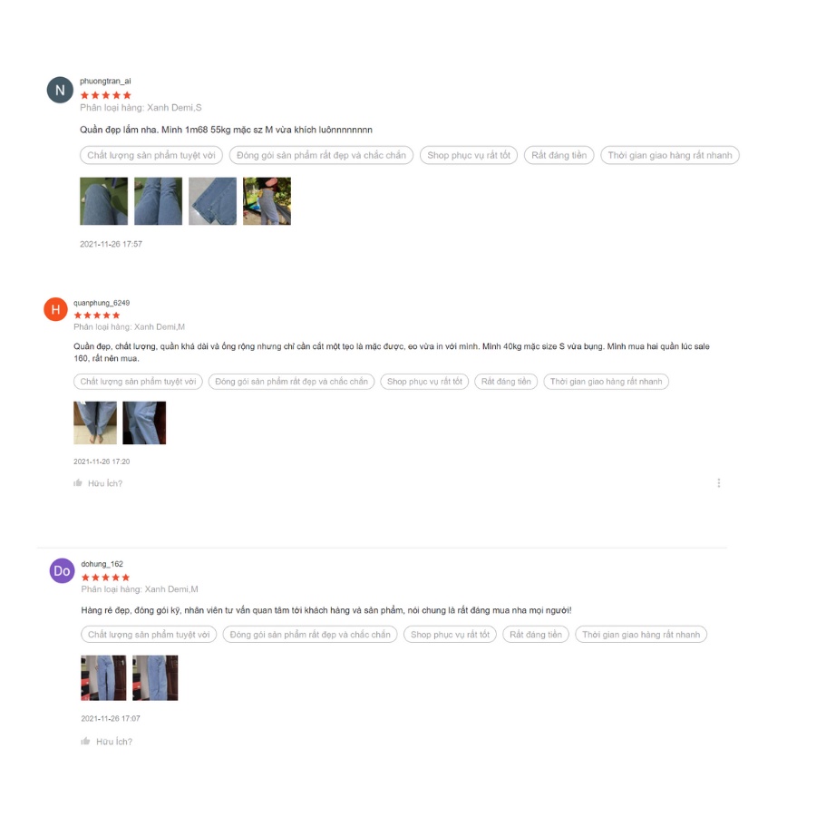 Quần Jean Baggy Nữ Trơn Lưng Cao Dáng Suông, quần bò nữ đi học M285 | BigBuy360 - bigbuy360.vn