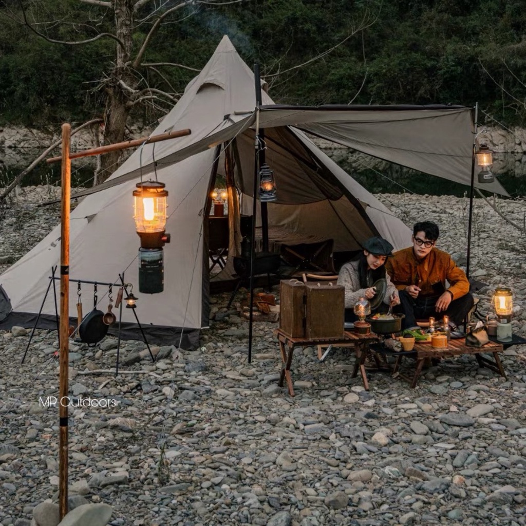GẬY TREO ĐÈN GỖ NH21PJ001 NATUREHIKE DU LỊCH DÃ NGOẠI CẮM TRẠI CAMPING OUTDOOR CÂU CÁ LEO NÚI