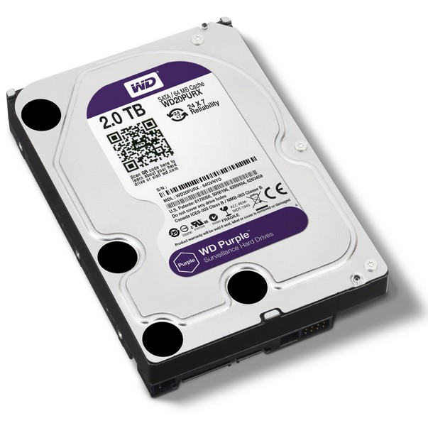 Ổ cứng HDD 2TB Western Purple Chuyên dùng cho camera