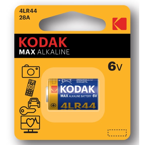 Pin Kodak Max 28A (4LR44) Super Alkaline 6Volt (vỉ 1 viên)