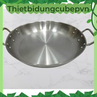 Chảo chiên bếp từ inox 2 quai 36 cm