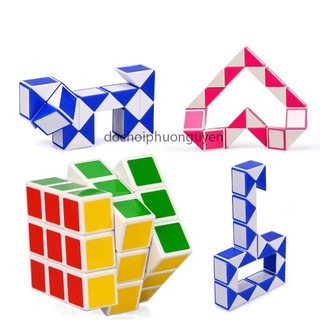 ĐỒ CHƠI GIẢI MÃ KHỐI RUBIK CÁC LOẠI- RUBIK GẤP KHÚC 3D