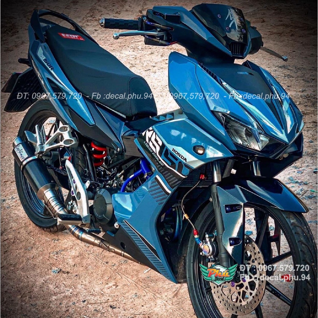 Tem rời xe Winner X Rs Xám xi măng (A)