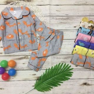 Combo 3 bộ Pijama dài cho bé