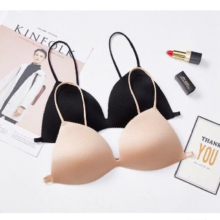 Hàng mới về - áo bra đúc su cài sau dây mảnh hot hit freesize - bra 818