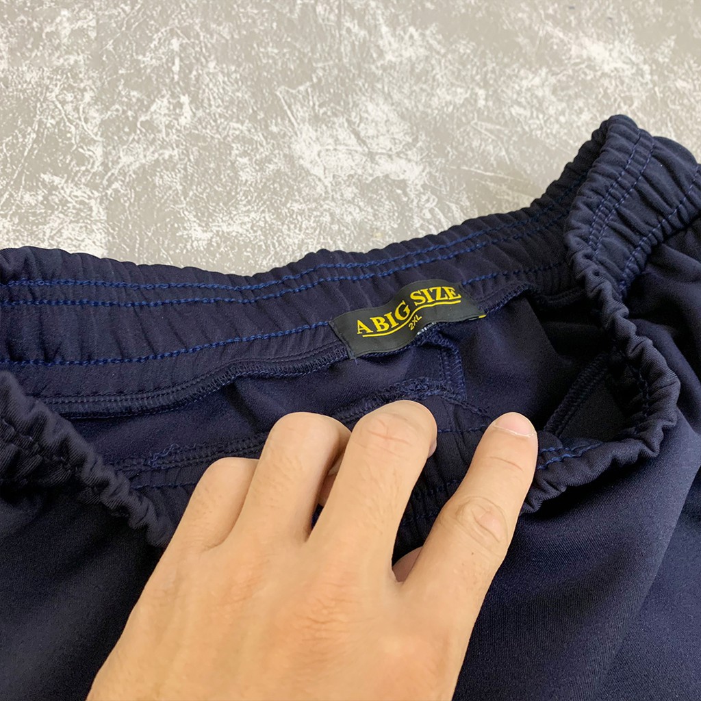 Bộ thể thao cỡ lớn có mũ, màu Navy 70- 120KG thu đông cao cấp ABS Menswear