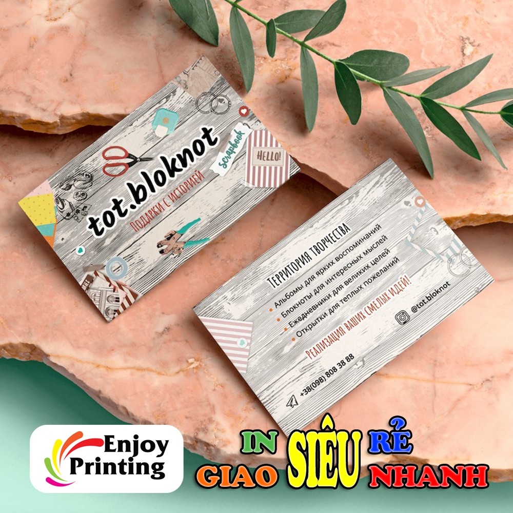 In namecard 🚀FREESHIP🚀 in danh thiếp chất lượng cao Siêu Rẻ Siêu Nhanh - Enjoy Printing -