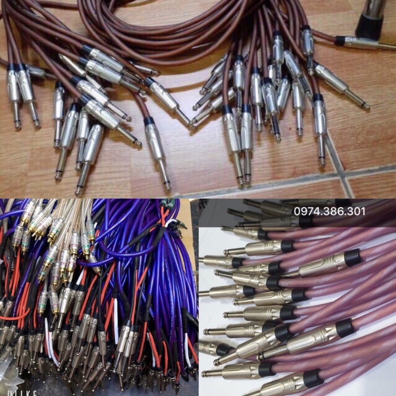 Dây tín hiệu 2 đầu 6 ly (6.5) nhận đặt hàn theo yêu cầu. Báo giá 1 sợi.