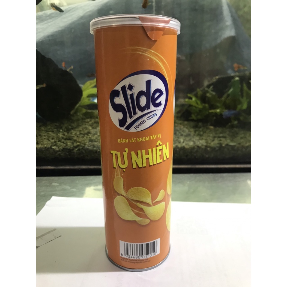 Snack Khoai Tây 100g Slide Vị Tự Nhiên (Lon 100g)