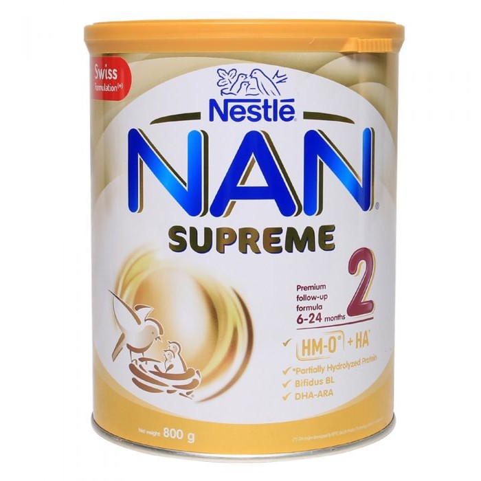 Sữa Bột NAN Supreme 2 800g (Nan HA)