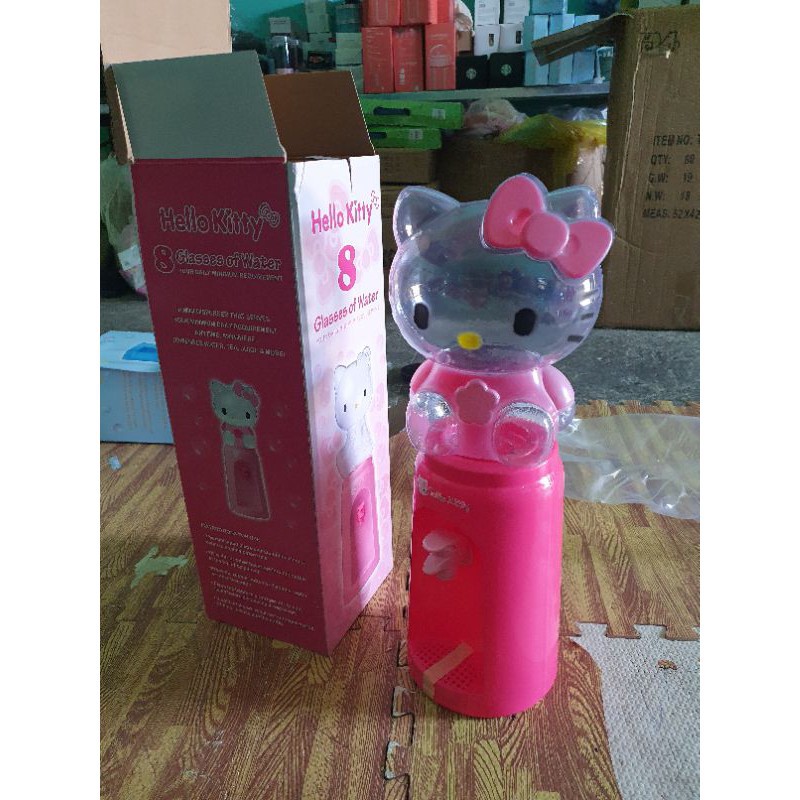 THANH LÝ Bình Đựng Nước Hình Cây Nước Mini Cho Trẻ Em Doraemon và Kitty