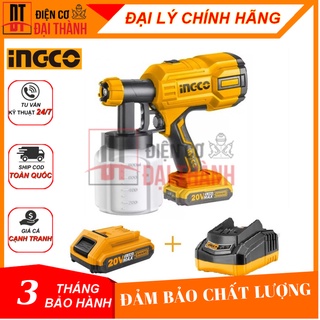 Máy phun sơn dùng pin ingco csgli2001