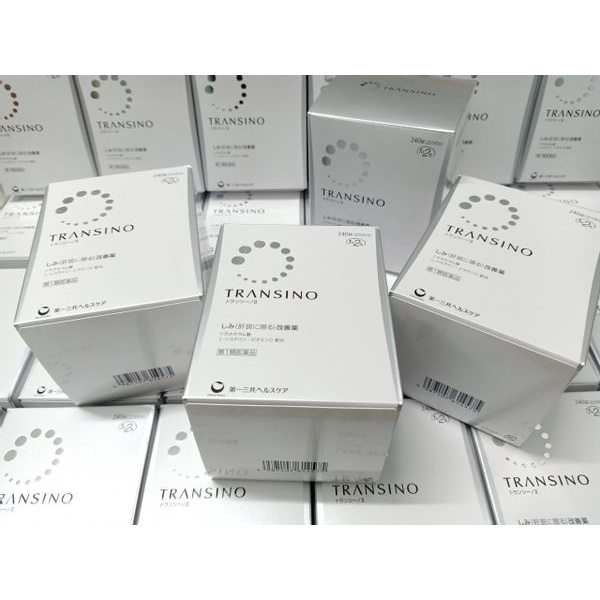 Viên uống mờ nám, trắng da Transino Nhật Bản chính hãng hộp 120 viên và 240 viên