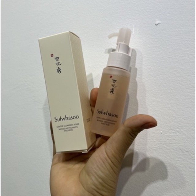 Sữa rửa mặt dịu nhẹ Sulwhasoo Gentle Cleansing Foam 50ml_𝗘𝗯𝗶𝘀𝘂 𝗖𝗼𝘀𝗺𝗲𝘁𝗶𝗰