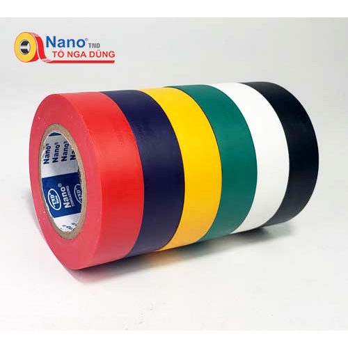 Băng Keo Điện NaNo Các Màu đủ 20Y Chính Hãng