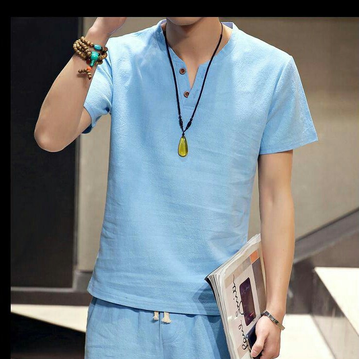 [SIÊU MÁT] Áo Đũi Nam Cộc Tay Chất Đũi Mềm Mát Hàng Loại 1. | BigBuy360 - bigbuy360.vn